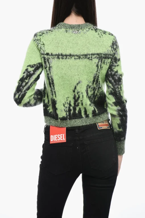 Sale Pullover M-SYMI a Intarsio con Effetto Trompe L'Oeil Donna Maglieria