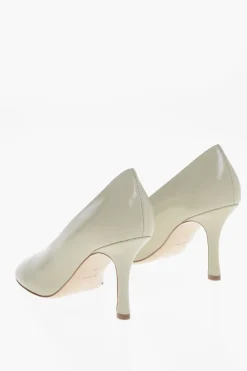 Pumps in Pelle Spazzolata con Tacco Rivestito 9cm>Burberry Sale