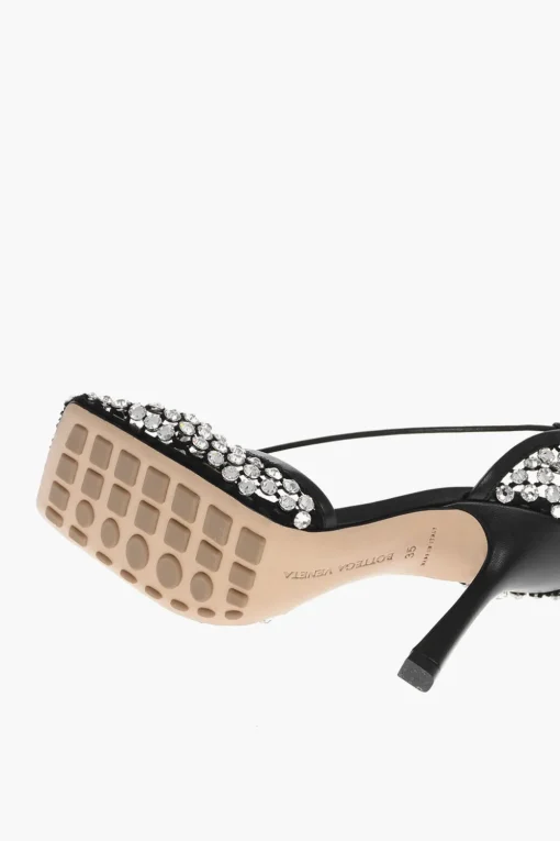 Pumps in Rete WEB SPARKLE con Cristalli 10cm>Bottega Veneta New