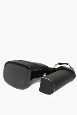 Fashion Pumps Platform in Satin con Cinturino Gioiello 16cm Donna Scarpe Con Tacco