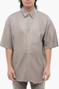 RED TAG Camicia S-EMIN in Pelle a Maniche Corte>Diesel Sale