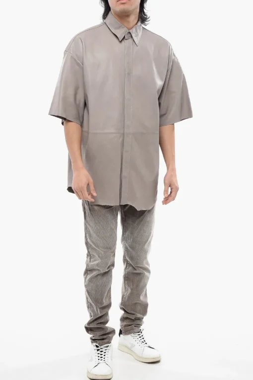 RED TAG Camicia S-EMIN in Pelle a Maniche Corte>Diesel Sale