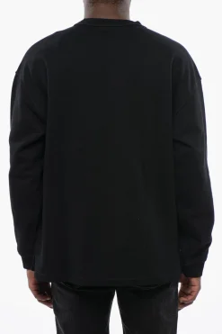 New RED TAG Felpa Girocollo S-BAXT-N1 in Cotone Garzato Uomo Felpe