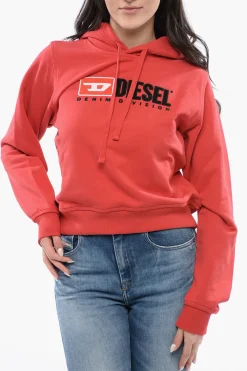 Discount RED TAG Felpa Hoodie F-REGGY-DIV con Logo Ricamato Donna Felpe