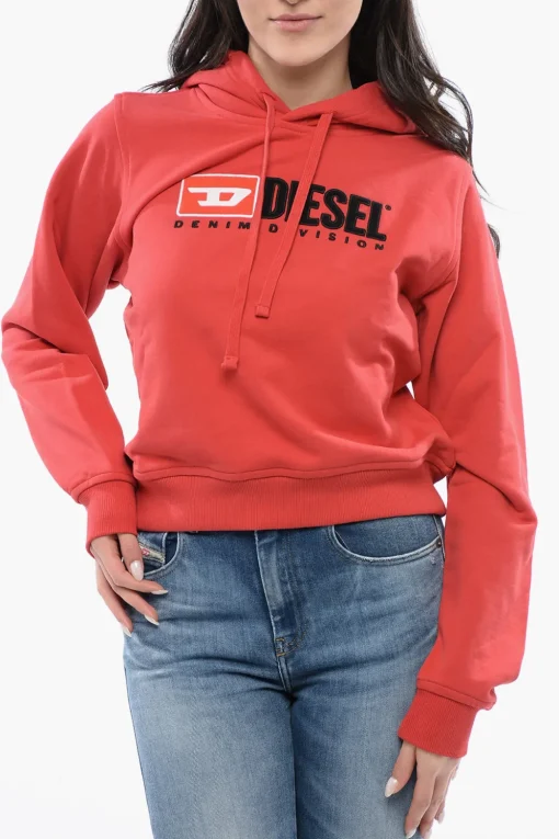 Discount RED TAG Felpa Hoodie F-REGGY-DIV con Logo Ricamato Donna Felpe