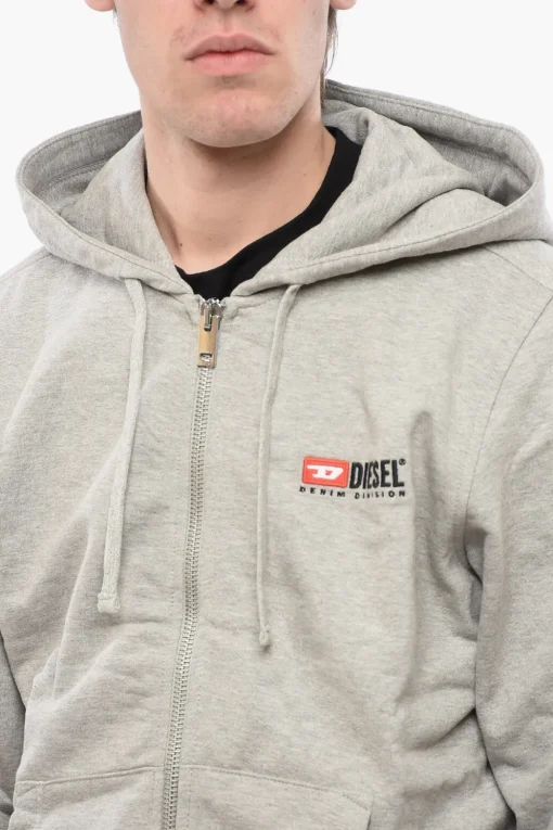 RED TAG Felpa Hoodie S-GINN-HOOD-ZIP-L1 con Chiusura Zip>Diesel Best
