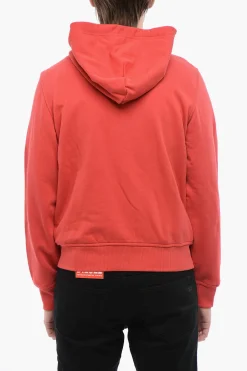 Fashion RED TAG Felpa Hoodie S-GINN-HOOD-ZIP-L1 con Chiusura Zip Uomo Felpe