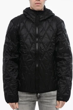 Outlet RED TAG Giubbotto Leggero J-FOKKER Trapuntato in Nylon con Cappuccio Uomo Giubbotti