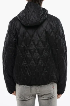 Outlet RED TAG Giubbotto Leggero J-FOKKER Trapuntato in Nylon con Cappuccio Uomo Giubbotti