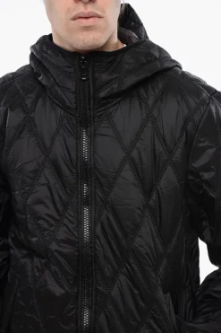Outlet RED TAG Giubbotto Leggero J-FOKKER Trapuntato in Nylon con Cappuccio Uomo Giubbotti