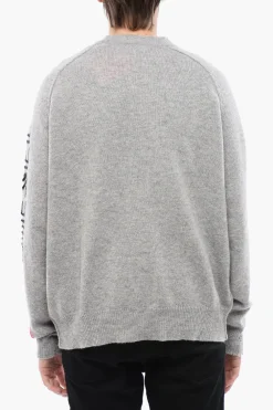Best RED TAG Maglia Girocollo K-SARIA in Lana con Logo in Rilievo Uomo Maglieria