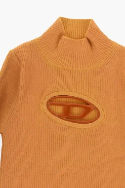 RED TAG Maglia KMARCELLA a Costine in Lurex con Dettaglio Cut-Out>Diesel Kids Sale
