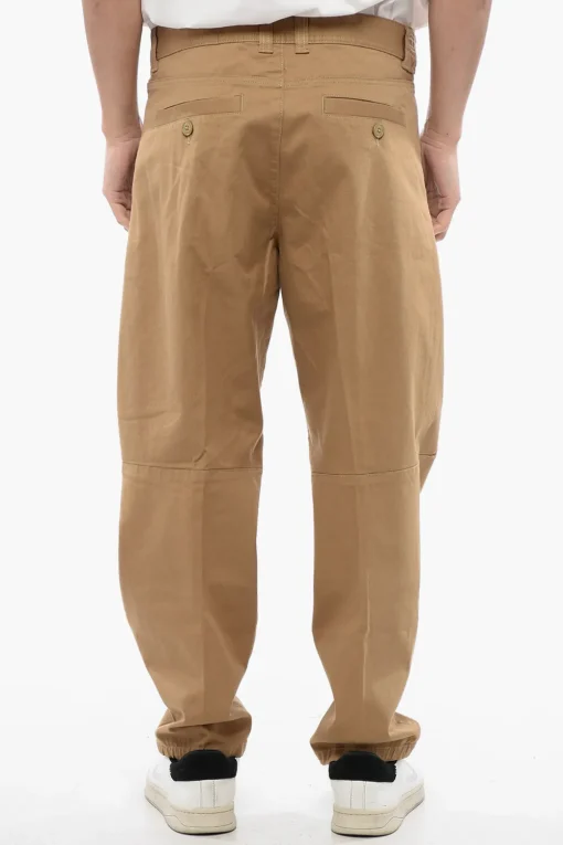 Online RED TAG Pantaloni P-ARTHUR a 1 Pince in Cotone Stretch Uomo Pantaloni