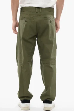 Hot RED TAG Pantaloni P-ARTHUR a 1 Pince in Cotone Stretch Uomo Pantaloni