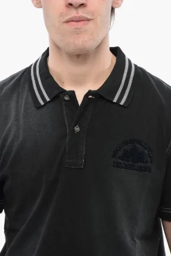 RED TAG Polo T-SMID in Effetto Acid Wash con 2 Bottoni></noscript>Diesel Outlet