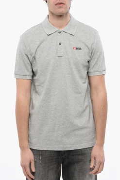 Fashion RED TAG Polo T-SMITH-DIV in Cotone Piquè con Logo a Contrasto Uomo T-Shirt