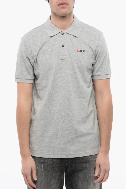 Fashion RED TAG Polo T-SMITH-DIV in Cotone Piquè con Logo a Contrasto Uomo T-Shirt