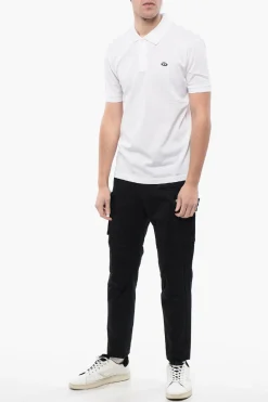 Discount RED TAG Polo T-SMITH-DOVAL-PJ in Tinta Unita con Logo Oval-D Uomo T-Shirt