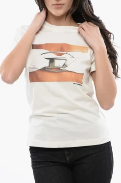 RED TAG T-shirt Girocollo T-REGS-N3 In Cotone con Stampa>Diesel Outlet