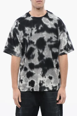 Outlet RED TAG T-shirt Girocollo T-BOXT-N15 Effetto Acid Wash Uomo T-Shirt