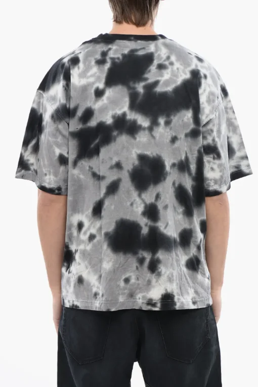 Outlet RED TAG T-shirt Girocollo T-BOXT-N15 Effetto Acid Wash Uomo T-Shirt
