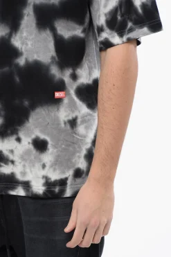 Outlet RED TAG T-shirt Girocollo T-BOXT-N15 Effetto Acid Wash Uomo T-Shirt