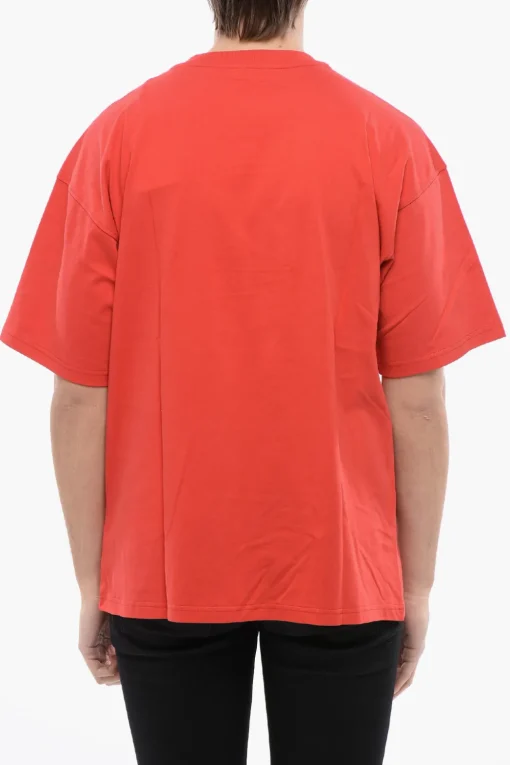 Best RED TAG T-Shirt Girocollo T-BOXT in Tinta Unita con Logo Ricamato Uomo T-Shirt