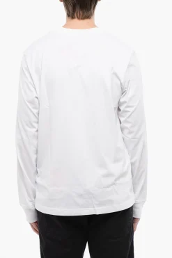 RED TAG T-Shirt Girocollo T-JUST-LS-D in Tinta Unita a Maniche Lunghe>Diesel Discount