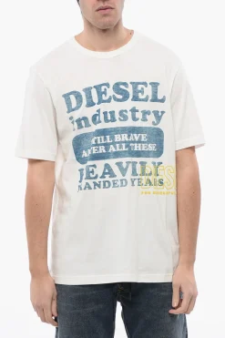 RED TAG T-Shirt Girocollo T-JUST-N9 in Jersey Morbido Stampata>Diesel New