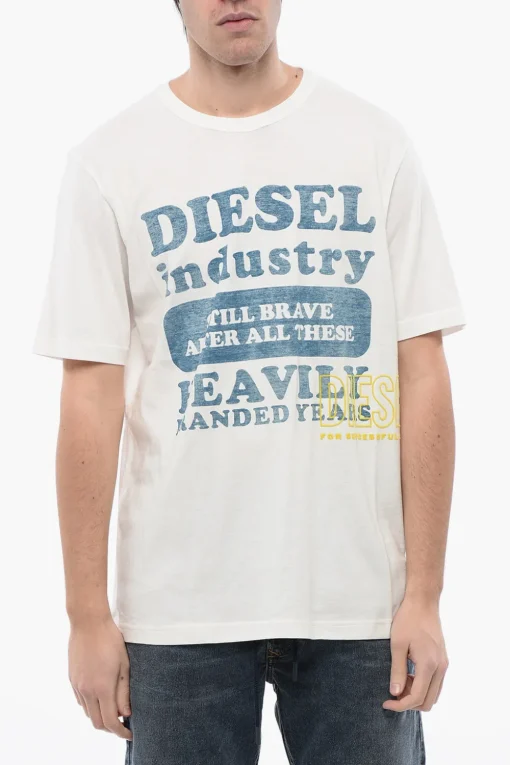 RED TAG T-Shirt Girocollo T-JUST-N9 in Jersey Morbido Stampata>Diesel New