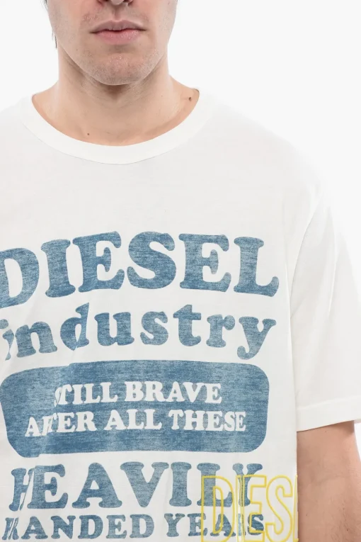 RED TAG T-Shirt Girocollo T-JUST-N9 in Jersey Morbido Stampata>Diesel New