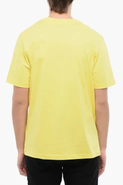 Online RED TAG T-shirt Girocollo T-JUST-N10 in Cotone con Logo in Velour Uomo T-Shirt