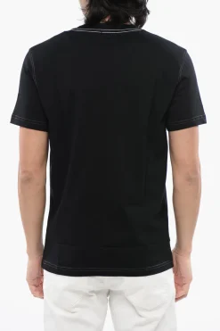 Sale RED TAG T-Shirt Girocollo T-DIEGOR-N1 in Cotone Organico con Stampa Sfumata Uomo T-Shirt