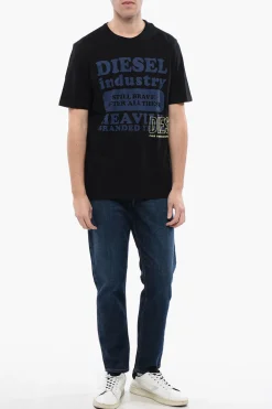 Outlet RED TAG T-shirt Girocollo T-JUST-N9 con Maxi Stampa a Contrasto Uomo T-Shirt