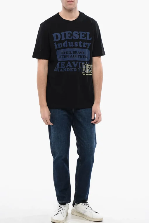 Outlet RED TAG T-shirt Girocollo T-JUST-N9 con Maxi Stampa a Contrasto Uomo T-Shirt