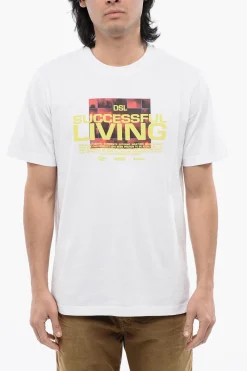 New RED TAG T-Shirt T-JUST-N5 Relaxed Fit con Stampa Grafica Uomo T-Shirt
