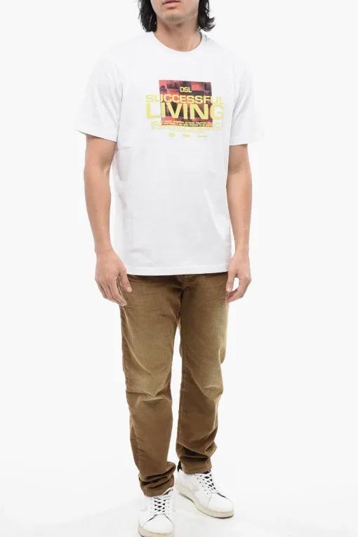 New RED TAG T-Shirt T-JUST-N5 Relaxed Fit con Stampa Grafica Uomo T-Shirt