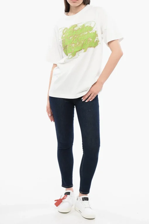 RED TAG UNISEX T-Shirt Girocollo T-BUXT-N3 Stampata>Diesel Discount