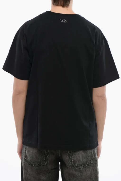 RED TAG UNISEX T-shirt T-BUXT-N3 in Cotone con Maxi Stampa Frontale>Diesel Online