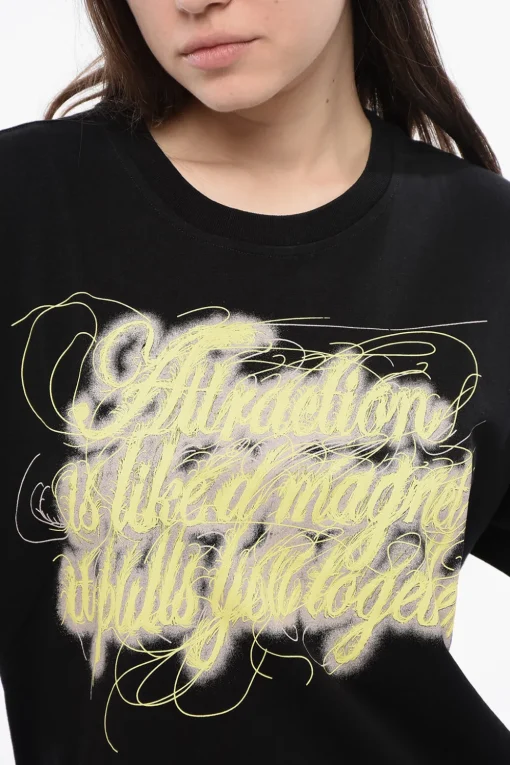 RED TAG UNISEX T-shirt T-BUXT-N3 in Cotone con Maxi Stampa Frontale>Diesel Online