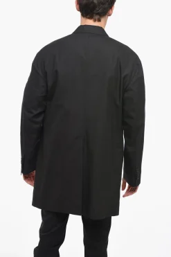 RE-EDITION Blazer Slim Fit in Misto Seta con Rever a Lancia>Dolce & Gabbana New