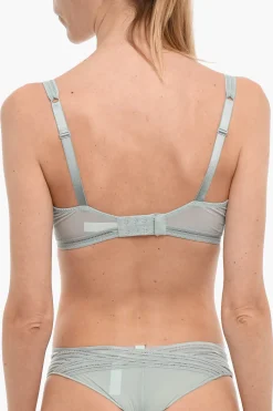 Sale Reggiseno a Balconcino in Pizzo Macrame' con Ferretto Donna Intimo