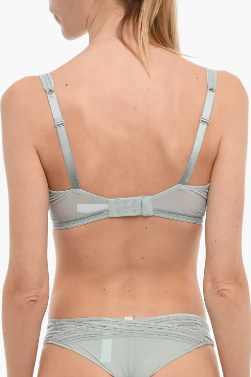 Sale Reggiseno a Balconcino in Pizzo Macrame' con Ferretto Donna Intimo