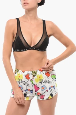 Sale Reggiseno a Triangolo con Dettagli See Through Donna Intimo