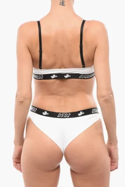Reggiseno a Triangolo con Elastico Logato>Dsquared2 Sale
