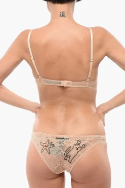 Reggiseno a Triangolo in Pizzo Monogram>Dsquared2 New