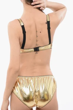 Reggiseno Imbottito con Effetto Metallico>Dolce & Gabbana Outlet