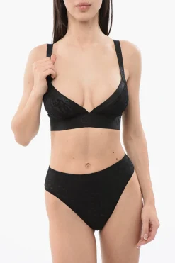 Discount Reggiseno in Pizzo Logato con Banda Elastica Donna Intimo