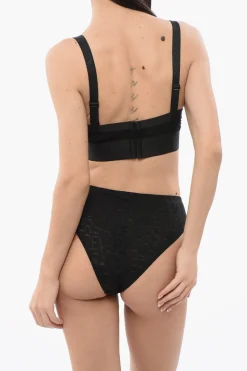 Discount Reggiseno in Pizzo Logato con Banda Elastica Donna Intimo