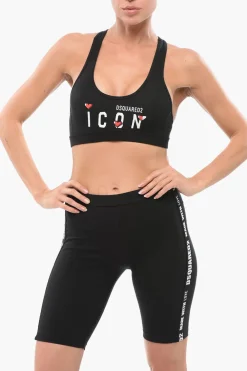 Reggiseno Sportivo ICON in Misto Cotone>Dsquared2 Discount